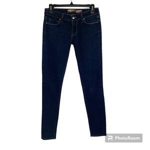 Paige Premium Denim Womens 27 Low Rise Dark Blue Wash Verdugo Jegging